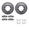 4312-54047 Geospec Brake Rotors with 3000-Series Ceramic Brake Pads & Hardware, 1999-2004 Ford/Lincoln/Mercury/Mazda, Position:  - image 1