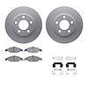4312-54052 Geospec Brake Rotors with 3000-Series Ceramic Brake Pads & Hardware, 1999-2004 Ford/Lincoln/Mercury/Mazda, Position:  - image 1