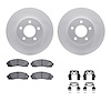 4312-54056 Geospec Brake Rotors with 3000-Series Ceramic Brake Pads & Hardware, 2001-2005 Ford/Lincoln/Mercury/Mazda, Position:  - image 1