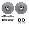 4312-54057 Geospec Brake Rotors with 3000-Series Ceramic Brake Pads & Hardware, 2001-2005 Ford/Lincoln/Mercury/Mazda, Position:  - image 1