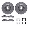 4312-54058 Geospec Brake Rotors with 3000-Series Ceramic Brake Pads & Hardware, 2003-2011 Ford/Lincoln/Mercury/Mazda, Position:  - image 1