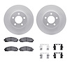 4312-54059 Geospec Brake Rotors with 3000-Series Ceramic Brake Pads & Hardware, 2003-2011 Ford/Lincoln/Mercury/Mazda, Position:  - image 1