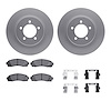 4312-54060 Geospec Brake Rotors with 3000-Series Ceramic Brake Pads & Hardware, 2002-2005 Ford/Lincoln/Mercury/Mazda, Position:  - image 1