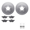 4312-54061 Geospec Brake Rotors with 3000-Series Ceramic Brake Pads & Hardware, 2001-2007 Ford/Lincoln/Mercury/Mazda, Position:  - image 1