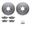 4312-54066 Geospec Brake Rotors with 3000-Series Ceramic Brake Pads & Hardware, 2002-2006 Ford/Lincoln/Mercury/Mazda, Position:  - image 1
