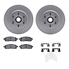 4312-54072 Geospec Brake Rotors with 3000-Series Ceramic Brake Pads & Hardware, 2004-2008 Ford/Lincoln/Mercury/Mazda, Position:  - image 1