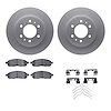4312-54074 Geospec Brake Rotors with 3000-Series Ceramic Brake Pads & Hardware, 2009-2009 Ford/Lincoln/Mercury/Mazda, Position:  - image 1
