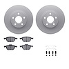 4312-54079 Geospec Brake Rotors with 3000-Series Ceramic Brake Pads & Hardware, 2012-2018 Multiple Makes/Models, Position: Front - image 1