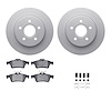 4312-54091 Geospec Brake Rotors with 3000-Series Ceramic Brake Pads & Hardware, 2012-2018 Ford/Lincoln/Mercury/Mazda, Position:  - image 1