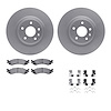 4312-54096 Geospec Brake Rotors with 3000-Series Ceramic Brake Pads & Hardware, 2011-2012 Ford/Lincoln/Mercury/Mazda, Position:  - image 1
