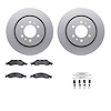4312-54104 Geospec Brake Rotors with 3000-Series Ceramic Brake Pads & Hardware, 2007-2009 Ford/Lincoln/Mercury/Mazda, Position:  - image 1