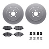 4312-54107 Geospec Brake Rotors with 3000-Series Ceramic Brake Pads & Hardware, 2013-2016 Ford/Lincoln/Mercury/Mazda, Position:  - image 1