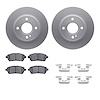 4312-54110 Geospec Brake Rotors with 3000-Series Ceramic Brake Pads & Hardware, 2011-2019 Ford/Lincoln/Mercury/Mazda, Position: 