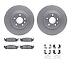 4312-54117 Geospec Brake Rotors with 3000-Series Ceramic Brake Pads & Hardware, 2011-2019 Ford/Lincoln/Mercury/Mazda, Position:  - image 1