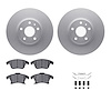 4312-54130 Geospec Brake Rotors with 3000-Series Ceramic Brake Pads & Hardware, 2013-2020 Ford/Lincoln/Mercury/Mazda, Position:  - image 1
