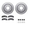 4312-54136 Geospec Brake Rotors with 3000-Series Ceramic Brake Pads & Hardware, 2010-2021 Ford/Lincoln/Mercury/Mazda, Position: 