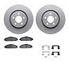 4312-54143 Geospec Brake Rotors with 3000-Series Ceramic Brake Pads & Hardware, 2015-2020 Ford/Lincoln/Mercury/Mazda, Position:  - image 1
