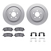 4312-54145 Geospec Brake Rotors with 3000-Series Ceramic Brake Pads & Hardware, Fits Select Ford/Lincoln/Mercury/Mazda, Position - image 1
