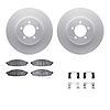 4312-55004 Geospec Brake Rotors with 3000-Series Ceramic Brake Pads & Hardware, 2003-2005 Ford/Lincoln/Mercury/Mazda, Position:  - image 1