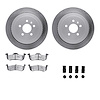 4312-55005 Geospec Brake Rotors with 3000-Series Ceramic Brake Pads & Hardware, 2013-2016 Ford/Lincoln/Mercury/Mazda, Position:  - image 1
