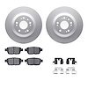 4312-58009 Geospec Brake Rotors with 3000-Series Ceramic Brake Pads & Hardware, 2009-2014 Acura/Honda, Position: Rear - image 1