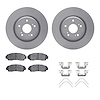 4312-58010 Geospec Brake Rotors with 3000-Series Ceramic Brake Pads & Hardware, Fits Select Acura/Honda, Position: Front - image 1