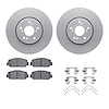 4312-58013 Geospec Brake Rotors with 3000-Series Ceramic Brake Pads & Hardware, 2013-2018 Acura/Honda, Position: Front - image 1