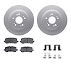 4312-58014 Geospec Brake Rotors with 3000-Series Ceramic Brake Pads & Hardware, 2014-2020 Acura/Honda, Position: Rear - image 1