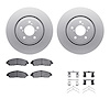 4312-58017 Geospec Brake Rotors with 3000-Series Ceramic Brake Pads & Hardware, 2017-2020 Acura/Honda, Position: Front - image 1