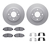 4312-59009 Geospec Brake Rotors with 3000-Series Ceramic Brake Pads & Hardware, 1998-1999 Acura/Honda, Position: Front - image 1