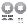 4312-59010 Geospec Brake Rotors with 3000-Series Ceramic Brake Pads & Hardware, 1990-1993 Acura/Honda, Position: Front - image 1