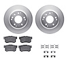 4312-59013 Geospec Brake Rotors with 3000-Series Ceramic Brake Pads & Hardware, 1991-1999 Multiple Makes/Models, Position: Rear - image 1