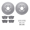 4312-59023 Geospec Brake Rotors with 3000-Series Ceramic Brake Pads & Hardware, 2011-2015 Acura/Honda, Position: Rear - image 1