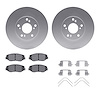 4312-59036 Geospec Brake Rotors with 3000-Series Ceramic Brake Pads & Hardware, 2002-2015 Acura/Honda, Position: Front - image 1