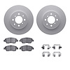 4312-59041 Geospec Brake Rotors with 3000-Series Ceramic Brake Pads & Hardware, 1993-1997 Acura/Honda, Position: Front - image 1