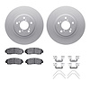 4312-59056 Geospec Brake Rotors with 3000-Series Ceramic Brake Pads & Hardware, 2011-2014 Acura/Honda, Position: Front - image 1