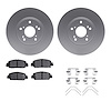 4312-59067 Geospec Brake Rotors with 3000-Series Ceramic Brake Pads & Hardware, Fits Select Acura/Honda, Position: Front - image 1