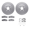 4312-59070 Geospec Brake Rotors with 3000-Series Ceramic Brake Pads & Hardware, 2007-2020 Acura/Honda, Position: Front - image 1