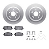 4312-59073 Geospec Brake Rotors with 3000-Series Ceramic Brake Pads & Hardware, Fits Select Acura/Honda, Position: Rear - image 1