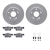 4312-59077 Geospec Brake Rotors with 3000-Series Ceramic Brake Pads & Hardware, Fits Select Acura/Honda, Position: Rear - image 1