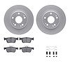 4312-59078 Geospec Brake Rotors with 3000-Series Ceramic Brake Pads & Hardware, 2017-2020 Acura/Honda, Position: Rear - image 1