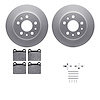 4312-63002 Geospec Brake Rotors with 3000-Series Ceramic Brake Pads & Hardware, 1967-1991 Mercedes-Benz, Position: Rear - image 1