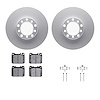 4312-63004 Geospec Brake Rotors with 3000-Series Ceramic Brake Pads & Hardware, 1979-1985 Mercedes-Benz, Position: Front - image 1