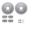 4312-63011 Geospec Brake Rotors with 3000-Series Ceramic Brake Pads & Hardware, 1987-1987 Mercedes-Benz, Position: Front - image 1
