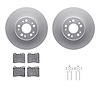 4312-63014 Geospec Brake Rotors with 3000-Series Ceramic Brake Pads & Hardware, 1991-1999 Mercedes-Benz, Position: Front - image 1
