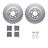 4312-63015 Geospec Brake Rotors with 3000-Series Ceramic Brake Pads & Hardware, 1992-1999 Mercedes-Benz, Position: Rear