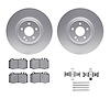 4312-63033 Geospec Brake Rotors with 3000-Series Ceramic Brake Pads & Hardware, 2002-2004 Mercedes-Benz, Position: Front