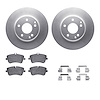 4312-63038 Geospec Brake Rotors with 3000-Series Ceramic Brake Pads & Hardware, 2001-2005 Mercedes-Benz, Position: Front - image 1