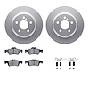 4312-63052 Geospec Brake Rotors with 3000-Series Ceramic Brake Pads & Hardware, 2003-2006 Mercedes-Benz, Position: Rear - image 1