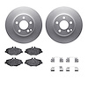 4312-63056 Geospec Brake Rotors with 3000-Series Ceramic Brake Pads & Hardware, 2003-2009 Mercedes-Benz, Position: Front - image 1